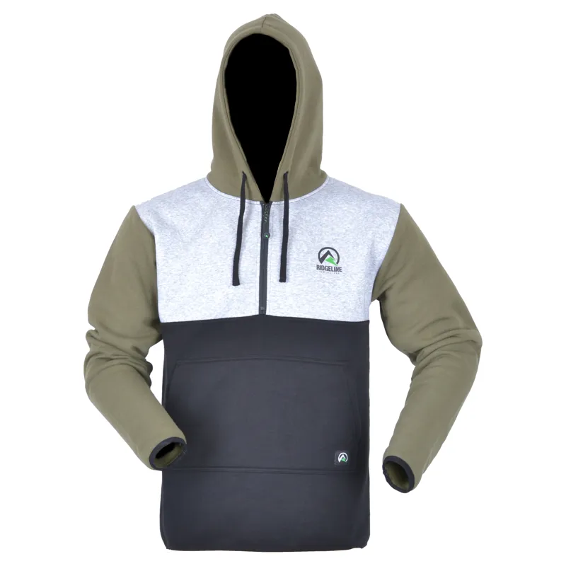 Ridgeline Mens Tribe Hoodie Tri Colour